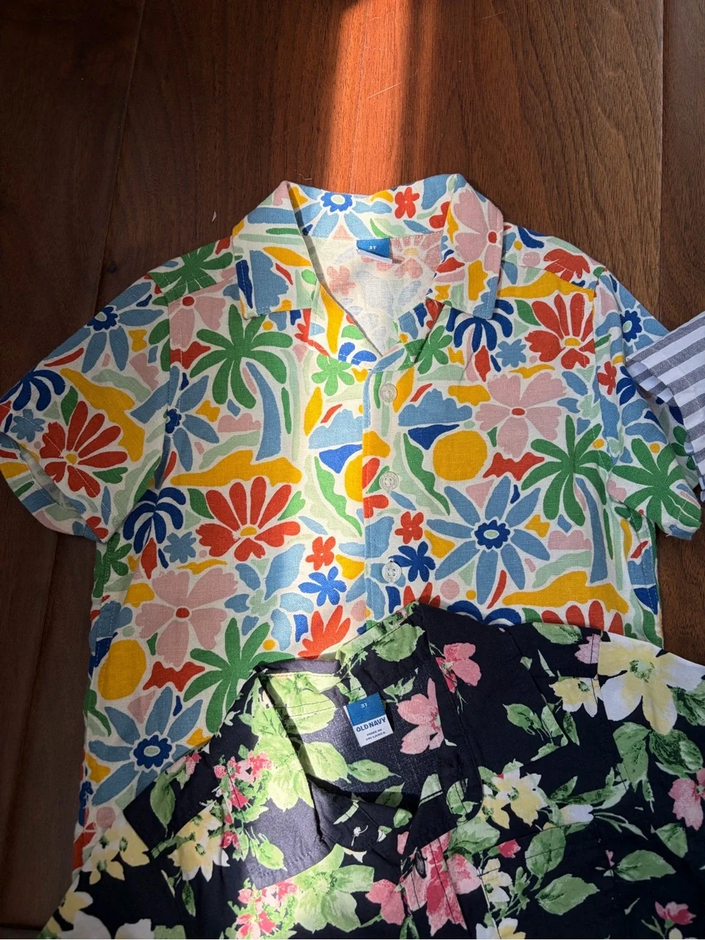 Lot Old Navy Kids' Button-Down Shirt Set size 3T -nwr